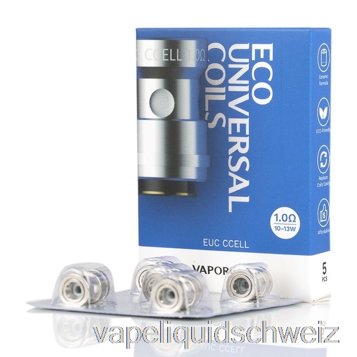 Vaporesso EUC Ersatzspulen 1,0 Ohm EUC Ccell Vape Ohne Nikotin